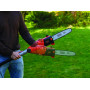 Висоторіз електричний з телескопічною штангою BLACK+DECKER, 0.8 кВт, довжина шини 25 см, ланцюг 3/8, загальна довжина інструменту без шини 182-267 см, вага 3.8 кг