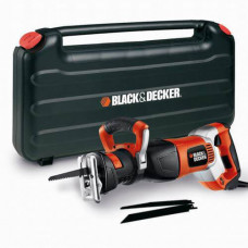 Пила шабельна мережева BLACK+DECKER, 1050 Вт, 0-2400 ход/хв, величина ходу 28 мм, вага 4 кг, валіза