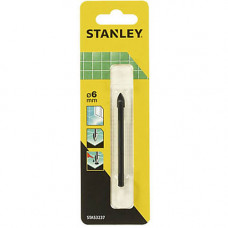 Свердло по плитці, склу, STANLEY, d = 6 мм, L = 64 мм, блістер