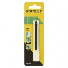 Свердло по плитці, склу STANLEY, d = 8 мм, L = 83 мм, блістер