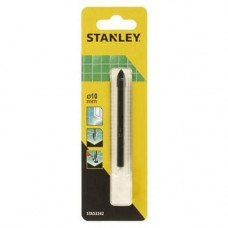 Свердло по плитці, склу STANLEY, d = 10 мм, L = 90 мм, блістер