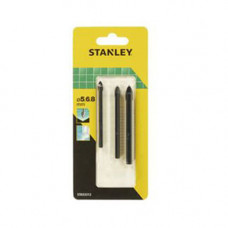 Набір свердел по плитці STANLEY, d = 5 / 6 / 8 мм, L = 70 / 76 / 80 мм, блістер
