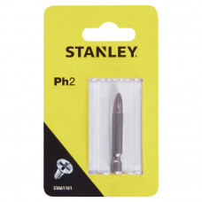 Біта STANLEY, одностороння, Philips, Ph2, L = 50 мм, 1 од, блістер