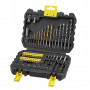 Набір біт і свердел STANLEY TITANIUM, Phillips, Pozidriv, Torx, Slotted, Шестигранник, Ph1, Ph3, Ph2, Pz1, Pz2, Pz3, SL4, SL6, SL7.2, T15, T20, T25, T30, Hex3, Hex4, Hex5, Hex6 L = 25 мм, 50 од, пластиковий кейс