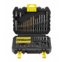 Набір біт і свердел STANLEY TITANIUM, Phillips, Pozidriv, Torx, Slotted, Шестигранник, Ph1, Ph3, Ph2, Pz1, Pz2, Pz3, SL4, SL6, SL7.2, T15, T20, T25, T30, Hex3, Hex4, Hex5, Hex6 L = 25 мм, 50 од, пластиковий кейс