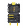 Набір біт і свердел STANLEY TITANIUM, Phillips, Pozidriv, Torx, Slotted, Шестигранник, Ph1, Ph3, Ph2, Pz1, Pz2, Pz3, SL4, SL6, SL7.2, T15, T20, T25, T30, Hex3, Hex4, Hex5, Hex6 L = 25 мм, 50 од, пластиковий кейс