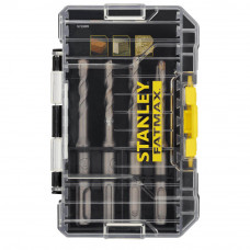 Набір свердел STANLEY FatMax, SDS-Plus, 5, 6, 7, 8, 10 мм, L = 110 мм, 8 од, пластиковий кейс
