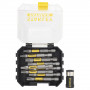 Набір біт STANLEY FatMax, Torx, T10, T15, T20, T25, T30, Т40, L = 50 мм, 10 од, пластиковий кейс