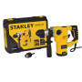 Перфоратор мережевий STANLEY, SDS-Plus, 1250 Вт, 3 режими, 3.2 Дж, 3 режими, 0-4100 уд/хв, 0-850 об/хв, валіза, вага 5.4 кг