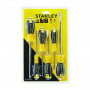 Набір викруток STANLEY "ESSENTIAL", 6 од: PH1 x 75 мм, PH2 x 100 мм, Sl: 5.5 x 100 мм, 4 x 100 мм, 6.5 x 100 мм, 8 x 175 мм.