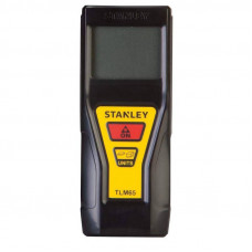 Далекомір лазерний STANLEY "TLM 65", 2 батарейки тип ААА, макс. дальність 20 м, похибка +/- 3 мм на 20 м, вага 0.9 кг