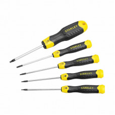 Набір викруток STANLEY "CushionGrip", 5 од, Torx: №: TT5, TT6, TT8, TT10, TT15
