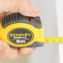 Рулетка вимірювальна STANLEY "Tylon ™ Dual Lock", 3 м х13 мм, з двома варіантами фіксації стрічки, в пластмасовому корпусі