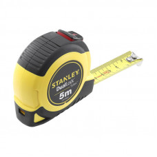 Рулетка вимірювальна STANLEY "TYLON™ Dual Lock", 5 м х19 мм, з двома варіантами фіксації стрічки, в пластмасовому корпусі