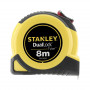 Рулетка вимірювальна STANLEY "TYLON™ Dual Lock", 8 м х 25 мм, з двома варіантами фіксації стрічки, в пластмасовому корпусі