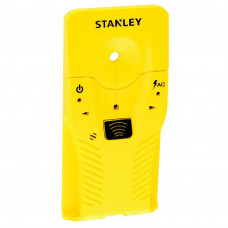 Детектор неоднорідності STANLEY S110, визначувані матеріали дерево, метал, активна проводка, глибина виявлення до 19 мм. Застережливі звукові сигнали + світлодіодна індикація, стандартний елемент живлення AAA.
