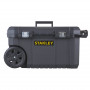 Ящик STANLEY "ESSENTIAL CHEST", 665 x 404 x 344 мм, обсяг 50 л, пластиковий, колеса і телескопічна ручка, вантажепід’ємність 40 кг