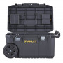 Ящик STANLEY "ESSENTIAL CHEST", 665 x 404 x 344 мм, обсяг 50 л, пластиковий, колеса і телескопічна ручка, вантажепід’ємність 40 кг