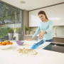 Пилосос акумуляторний BLACK+DECKER Wet+Dry, 10.8 В Li-ion, ємність акумулятора 1.5 А/год, потужність всмоктування 395 мм/Н2О, повітряний потік 735 л/хв, ємність пилозбірника 500/240 мл, вага 0.9 кг