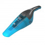 Пилосос акумуляторний BLACK+DECKER, 7.2 В Li-ion, ємність акумулятору 1.5 А/год, 15.5 аВт, потужність всмоктування 334 мм/Н2О, повітряний потік 837 л/хв, ємність пилозбірника 385 мл, вага 0.67 кг