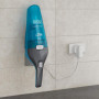 Пилосос акумуляторний BLACK+DECKER, 7.2 В Li-ion, ємність акумулятору 1.5 А/год, 15.5 аВт, потужність всмоктування 334 мм/Н2О, повітряний потік 837 л/хв, ємність пилозбірника 385 мл, вага 0.67 кг