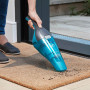 Пилосос акумуляторний BLACK+DECKER, 7.2 В Li-ion, ємність акумулятору 1.5 А/год, 15.5 аВт, потужність всмоктування 334 мм/Н2О, повітряний потік 837 л/хв, ємність пилозбірника 385 мл, вага 0.67 кг