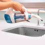 Пилосос акумуляторний для миття вікон BLACK+DECKER 3.6 В Li-ion, повітряна потужність 2.5 аВт, час роботи 25 хв, ємність для збору рідини 100 мл, ємність для мийного засобу 100 мл, вага 0.74 кг