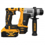 Перфоратор акумуляторний безщітковий DeWALT, SDS PLUS, 18 В XR Li-ion, 2 режими, 1.4 Дж, 0-1060 об/хв, 0-4980 уд/хв, 2 акумулятори 5 А/год, зарядний пристрій, валіза, вага 1.8 кг