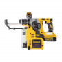 Перфоратор акумуляторний безщітковий DeWALT, SDS-Plus, 18 В, 2.1 Дж, 3 режими, 0-4600 уд/хв, 0-1000 об/хв, система видалення пилу D25303DH, вага 4.7 кг
