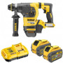 Перфоратор акумуляторний безщітковий DeWALT, SDS-Plus, 54 В XR FLEXVOLT, 3 режими, 3.5 Дж, 0-1000 об/хв, 0-4480 уд/хв, валіза, вага 3.7 кг