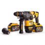 Перфоратор акумуляторний безщітковий DeWALT, SDS-Plus, 54 В XR FLEXVOLT, 3 режими, 3.5 Дж, 0-1000 об/хв, 0-4480 уд/хв, валіза, вага 3.9 кг