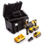 Перфоратор акумуляторний безщітковий DeWALT, SDS-Plus, 54 В XR FLEXVOLT, 3 режими, 3.5 Дж, 0-1000 об/хв, 0-4480 уд/хв, валіза, вага 3.9 кг