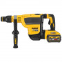 Перфоратор акумуляторний безщітковий DeWALT, XR FLEXVOLT 54 В Li-ion, SDS-MAX 10.5 Дж, 2 режими, валіза, вага 6.8 кг