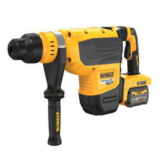 Перфоратор акумуляторний безщітковий DeWALT, SDS MAX, 54 В XR FLEXVOLT 3 А/год, 2 режими, 13.3 Дж, 177-355 об/хв, 1350-2705 уд/хв, 2 акумулятори, зарядний пристрій, валіза, вага 8.5 кг