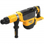 Перфоратор акумуляторний безщітковий DeWALT, SDS MAX, 54 В XR FLEXVOLT, 2 режими, 19.4 Дж, 145-290 об/хв, 1105-2210 уд/хв, без акумуляторів і зарядного пристрою, валіза, вага 9.5 кг