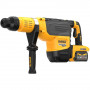 Перфоратор акумуляторний безщітковий DeWALT, SDS MAX, 54 В XR FLEXVOLT 3 А/год, 2 режими, 19.4 Дж, 145-290 об/хв, 1105-2210 уд/хв, 2 акумулятори, зарядний пристрій, валіза, вага 9.5 кг