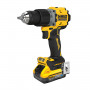 Набір з двох інструментів безщіткових DeWALT, 18 В XR Li-ion 5 А/год, вага 10 кг, 2 акумулятори PowerStack 5 А/год, зарядний пристрій, TSTAK