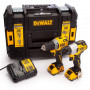 Набір з двох інструментів безщіткових DeWALT, 12 В XR Li-ion, 3 А/год, вага 5.1 кг, валіза, 2 акумулятори і зарядний пристрій