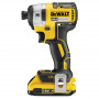Набір з двох інструментів безщіткових DeWALT, 18 В XR Li-ion, 5 А/год, вага 6.61 кг, валіза, 2 акумулятори і зарядний пристрій