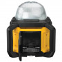 Ліхтар світлодіодний акумуляторний DeWALT, 18 В XR Li-ion та FLEXVOLT, функція Tool Connect, світловий потік 5000 лм, вага 3.8 кг