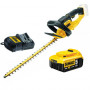 Кущоріз акумуляторний DeWALT, 18 В, 5 А/год, довжина ножа 55 см, діаметр гілок 19 мм, 1 акумулятор і зарядний пристрій, вага 2.9 кг