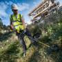 Коса акумуляторна безщіткова DeWALT, 54 В, 3 А/год, жилка 2 мм, ширина косіння 38 см, ніж, 1 акумулятор і зарядний пристрій