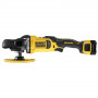 Полірувальна машина акумуляторна DeWALT, 18 В XR Li-ion, безщіткова, 800 - 2200 об/хв, вага 1.9 кг, 2 акумулятора 5 А/год, зарядний пристрій