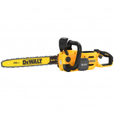 Пилка ланцюгова акумуляторна безщіткова DeWALT, 54 В XR FLEXVOLT, шина 45 см, ланцюг OREGON 3/8, 1.3 мм, автоматична подача масла, без акумулятора і зарядного пристрою, 5 кг