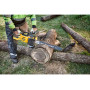 Пилка ланцюгова акумуляторна безщіткова DeWALT, 54 В XR FLEXVOLT, шина 50 см, ланцюг OREGON 3/8, 1.3 мм, автоматична подача масла, один акумулятор DCB547, зарядний пристрій DCB118, пластиковий кейс, 5.7 кг