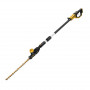 Кущоріз акумуляторний безщітковий з розбірною штангою DeWALT, 18 В, 5 А/год, довжина ножа 55 см, діаметр гілок 25 мм, 1 акумулятор і зарядний пристрій, вага 4 кг