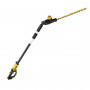 Кущоріз акумуляторний безщітковий з розбірною штангою DeWALT, 18 В, 5 А/год, довжина ножа 55 см, діаметр гілок 25 мм, 1 акумулятор і зарядний пристрій, вага 4 кг