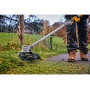 Коса акумуляторна безщіткова DeWALT, 18 В, 5 А/год, жилка 2 мм, ширина косіння 36 см, 1 акумулятор і зарядний пристрій