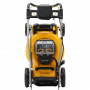 Газонокосарка акумуляторна безщіткова DeWALT, 2х18 В, 5 А/год, ширина косіння 48 см, 2 акумулятори і зарядний пристрій, висота косіння 26-86 мм, травозбірник 55 л, 25.5 кг