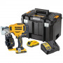 Пістолет цвяхозабивний акумуляторний DeWALT, 18 В XR Li-ion 2 А/год, безщітковий, барабанний, діаметр / довжина цвяха 3 / 19-45 мм, вага 3.85 кг, 2 акумулятори 2 А/год, зарядний пристрій, валіза TSTAK